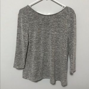 Market & Spruce Back Tie Sweater